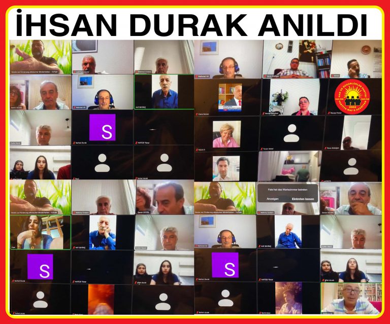 İHSAN DURAK ANILDI