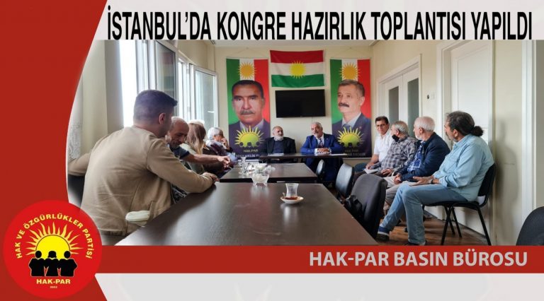 İSTANBUL’DA KONGRE HAZIRLIK TOPLANTISI YAPILDI