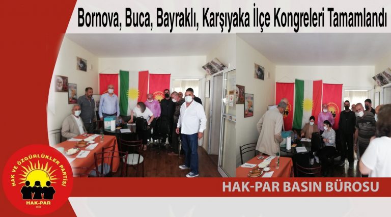 Bornova, Buca, Bayraklı, Karşıyaka İlçe Kongreleri Tamamlandı