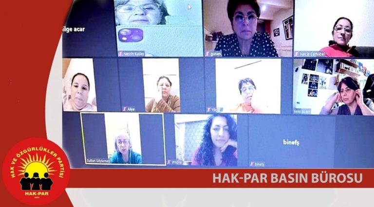 HAK-PAR'LI KADINLAR TOPLANDI